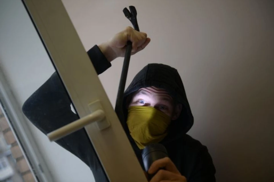 Похитители проникли на охраняемую территорию, взломали несколько павильонов и украли товар