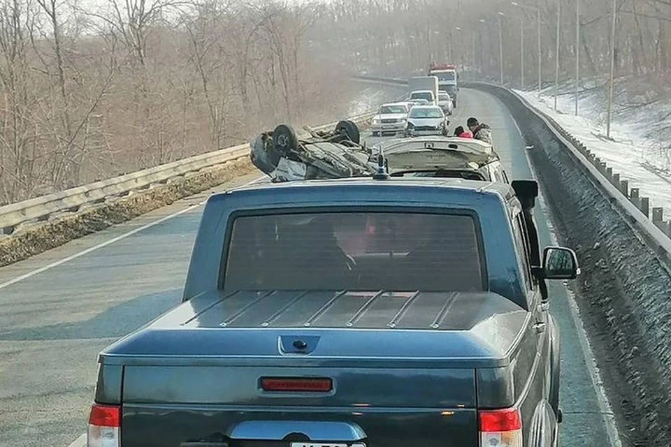Серьезное ДТП на Снеговой. Фото: Instagram/dps.control