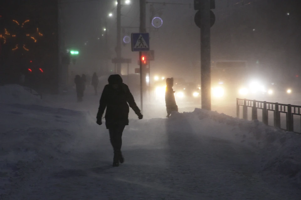 Омск снова занесет снегом.
