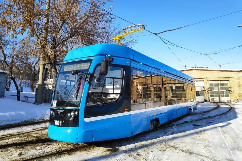 Новый трамвай будет курсировать по городу лишь несколько недель. Фото: Миндротранс Челябинской области