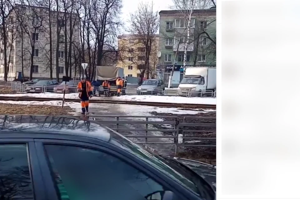 В Твери заварили забор в том месте, где люди сокращали путь. Фото: Инстаграм/Артём Харьковский.