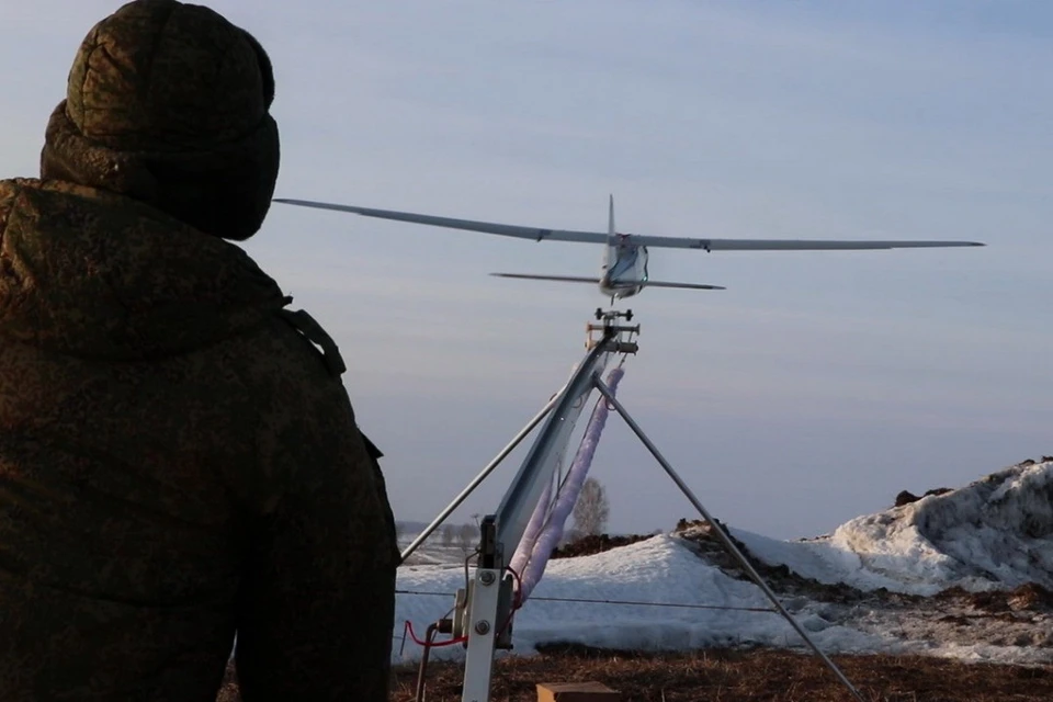 За паводками на Енисее будут следить военные беспилотники. Фото: пресс-служба ЦВО