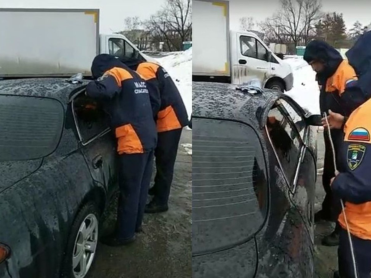 В Новосибирске ребенок оказался заперт в машине: вскрывать авто пришлось  спасателям - KP.RU