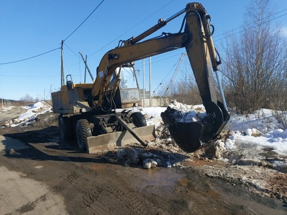 Дорожные службы делают все возможное, чтобы избежать подтопления территорий Фото: пресс-служба Ижевска