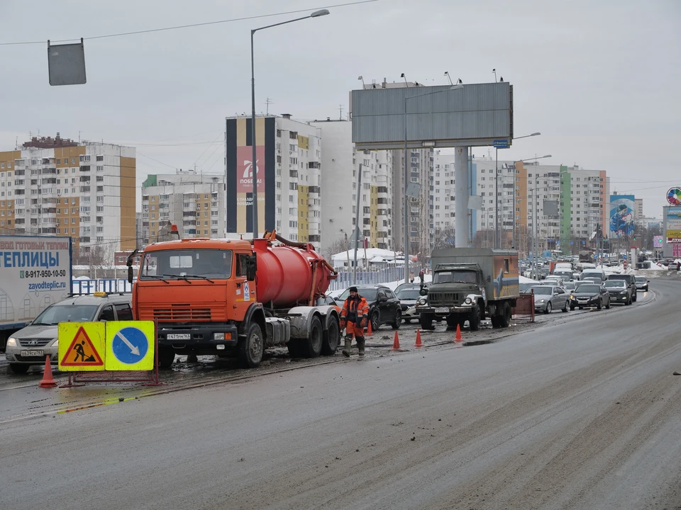 Сейчас готовят пути объезда при строительстве на Ново-Садовой