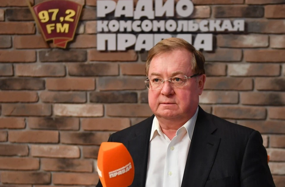 Сергей Степашин в студии Радио "Комсомольская правда".