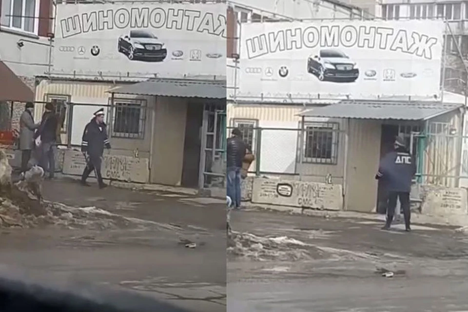 По словам авторов видео, действие происходит в Кировском районе города. Фото: Кадр из видео