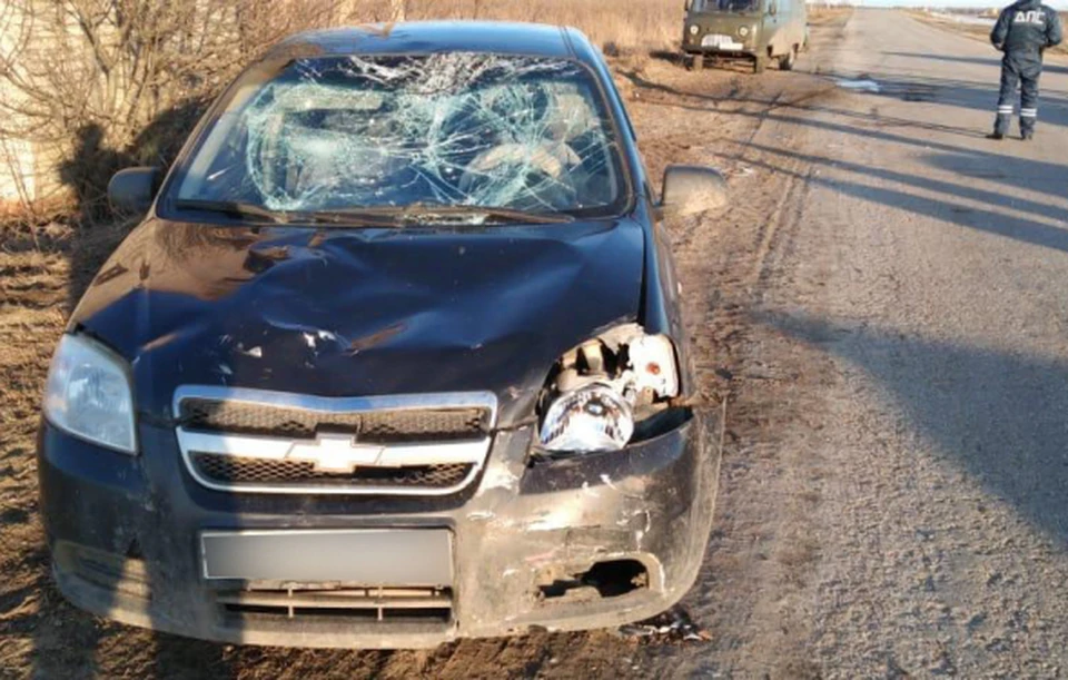Последствия ДТП в Сараевском районе: подросток на мотоцикле столкнулся с Chevrolet Aveo.
