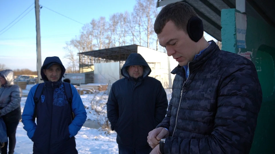 Михаил Дегтярев лично убедился в проблемном маршруте №123