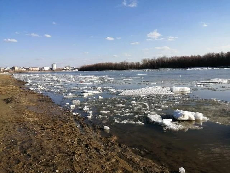 В Омской области начался ледоход. Фото: Обь-Иртышское УГМС