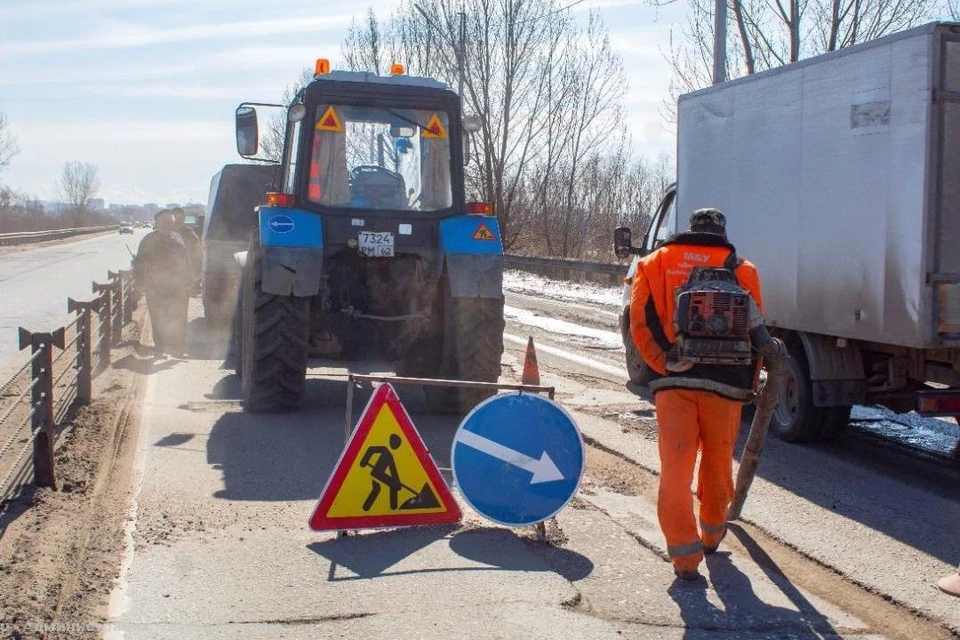 Состояние Северной окружной в 2021 году - апогей весенней «распутицы» в Рязани. Фото: admrzn.ru