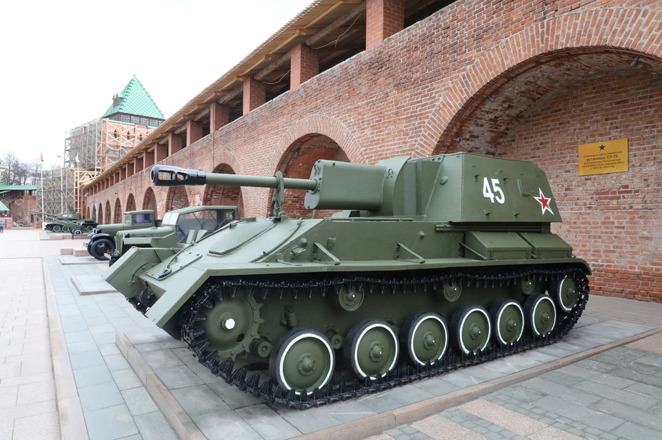 В Нижегородском кремле к 9 Мая отреставрируют военную технику.