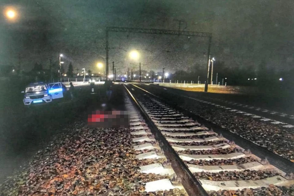 В Новосибирске грузовой поезд насмерть сбил мужчину. Фото: УТ МВД по СФО