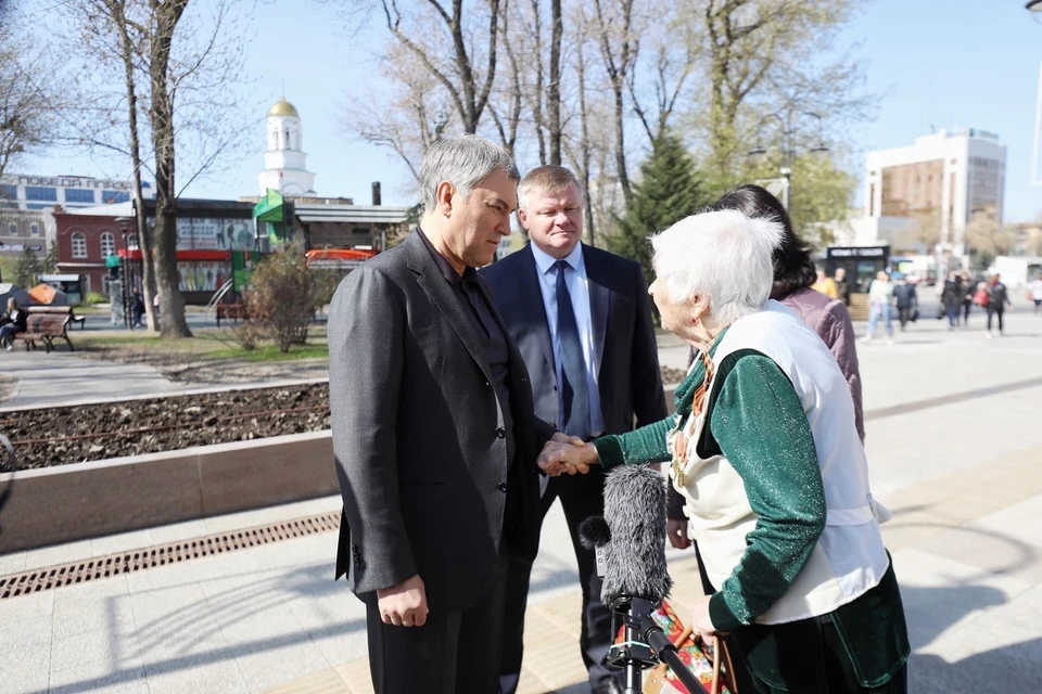 Вячеслав Володин пообщался с жителями Саратова