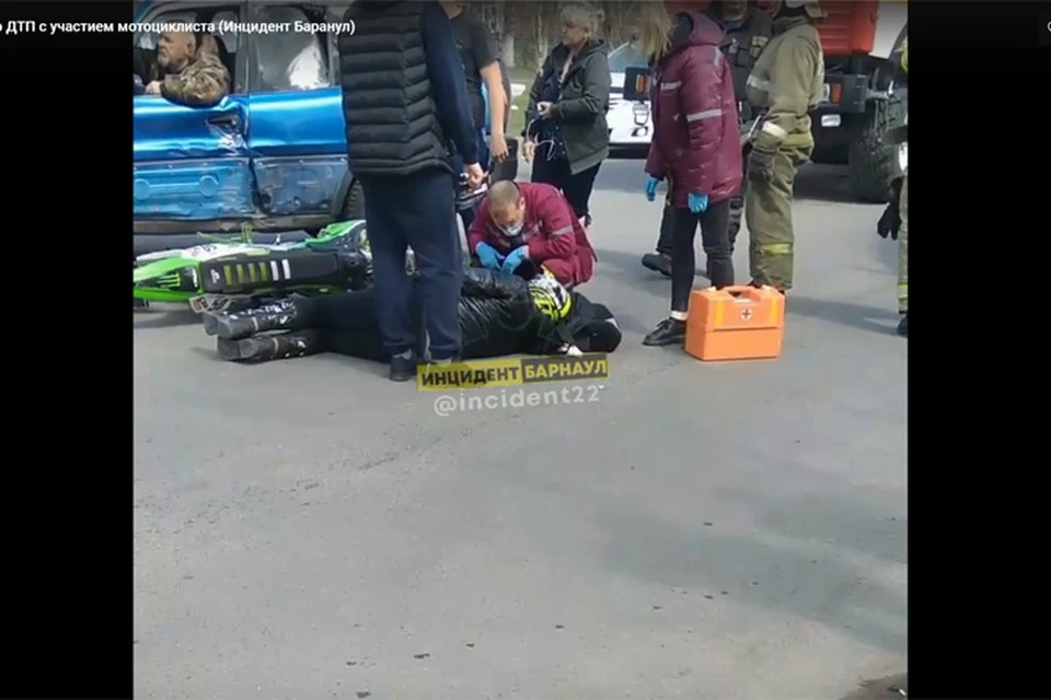 Фото: скриншот видео из группы "Инцидент Барнаул"