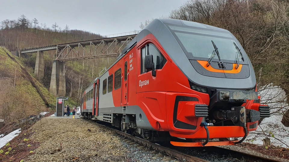 На поезде к Чертову мосту: для сахалинцев и туристов открыли новый ...