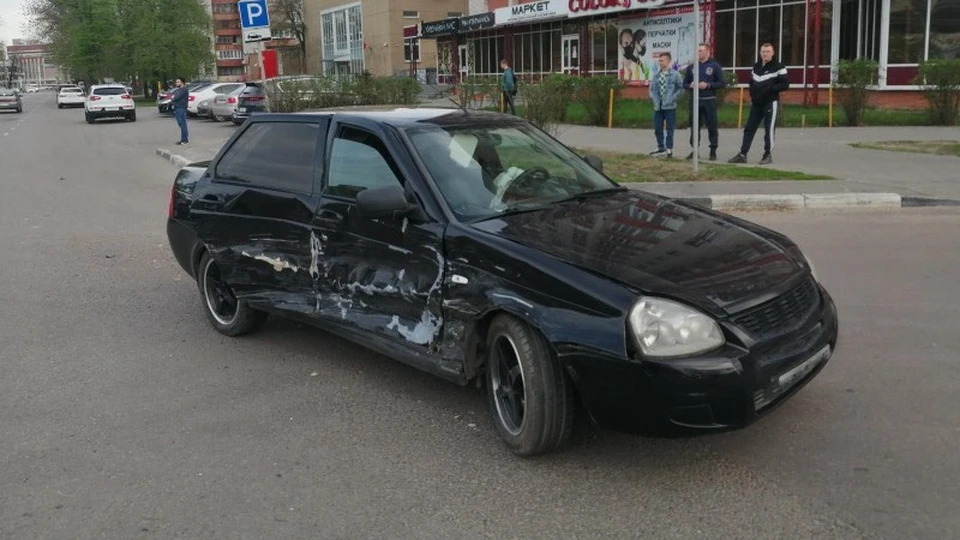 Авария произошла на улице Куйбышева