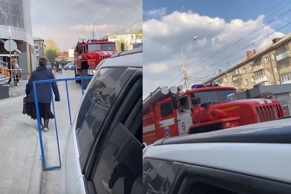 В Новосибирске, вечером 11 мая, эвакуировали торговый центр Сан-Сити. Фото: Кадр из видео