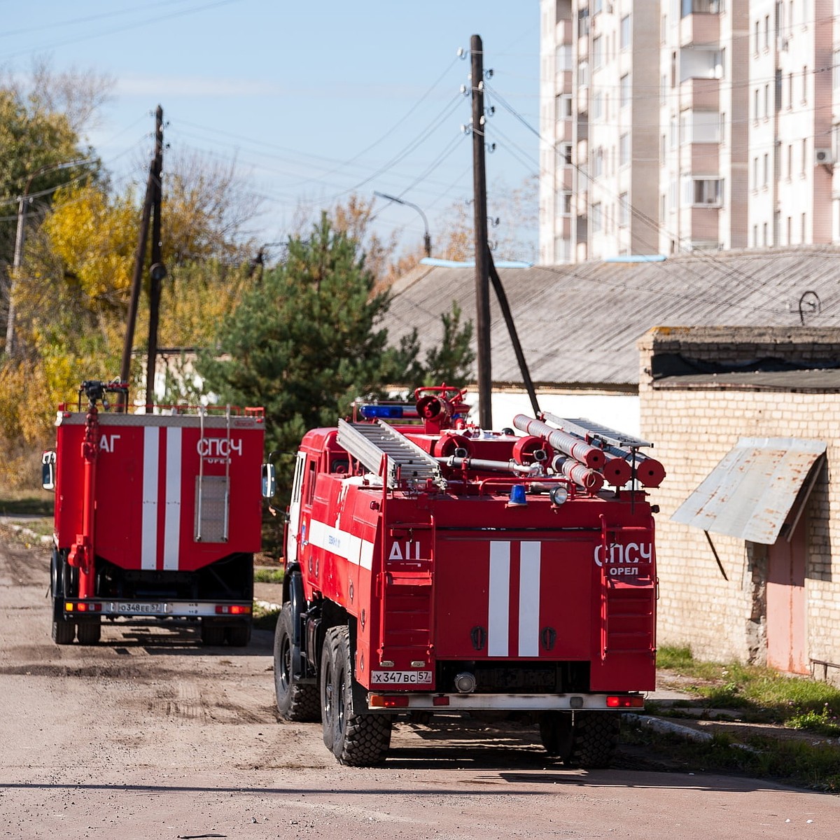 В Орле из-за аварийной работы проводки загорелся жилой дом - KP.RU