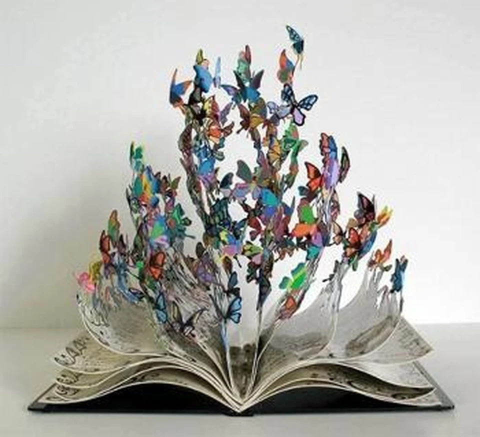 Скульптуры Дэвида Кракова бабочки