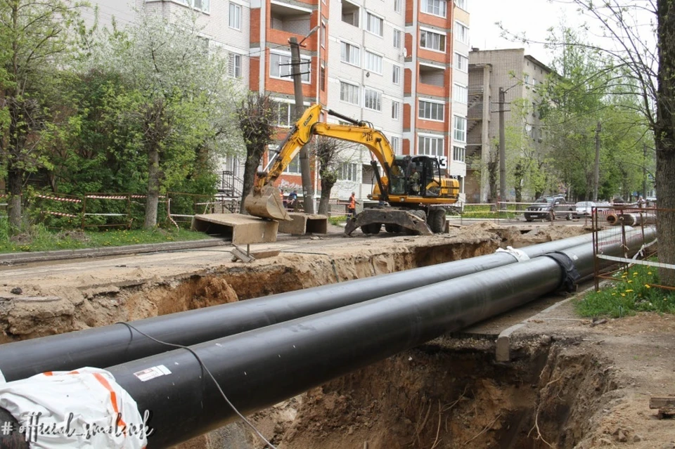 В Смоленске стоимость ремонта тепломагистрали составит 30,4 млн. Фото: администрация Смоленска.