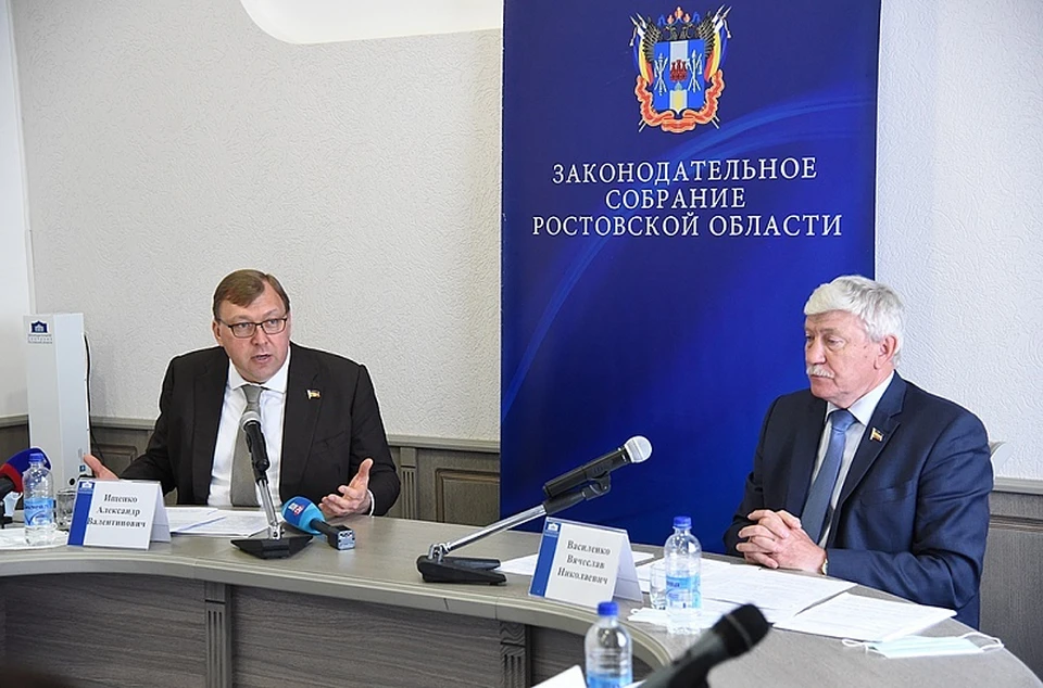 Председатель Законодательного Собрания Ростовской области Александр Ищенко вместе с коллегами обсудил сохранение и развитие лесных насаждений. Фото: пресс-служба Заксобрания