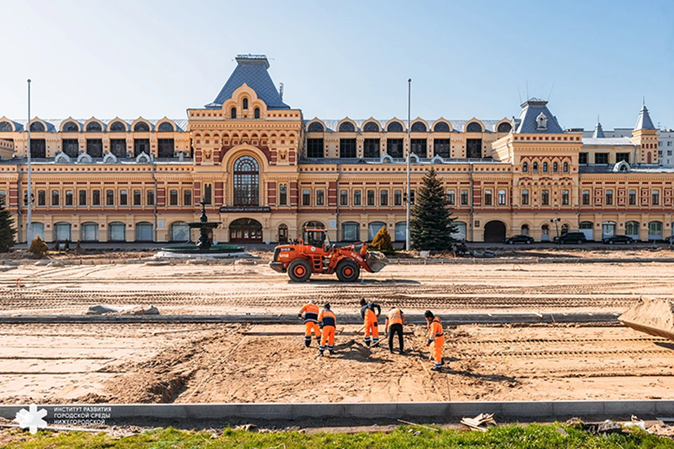 На благоустраиваемую Нижегородскую ярмарку начнут водить экскурсии. ФОТО: ИРГСНО