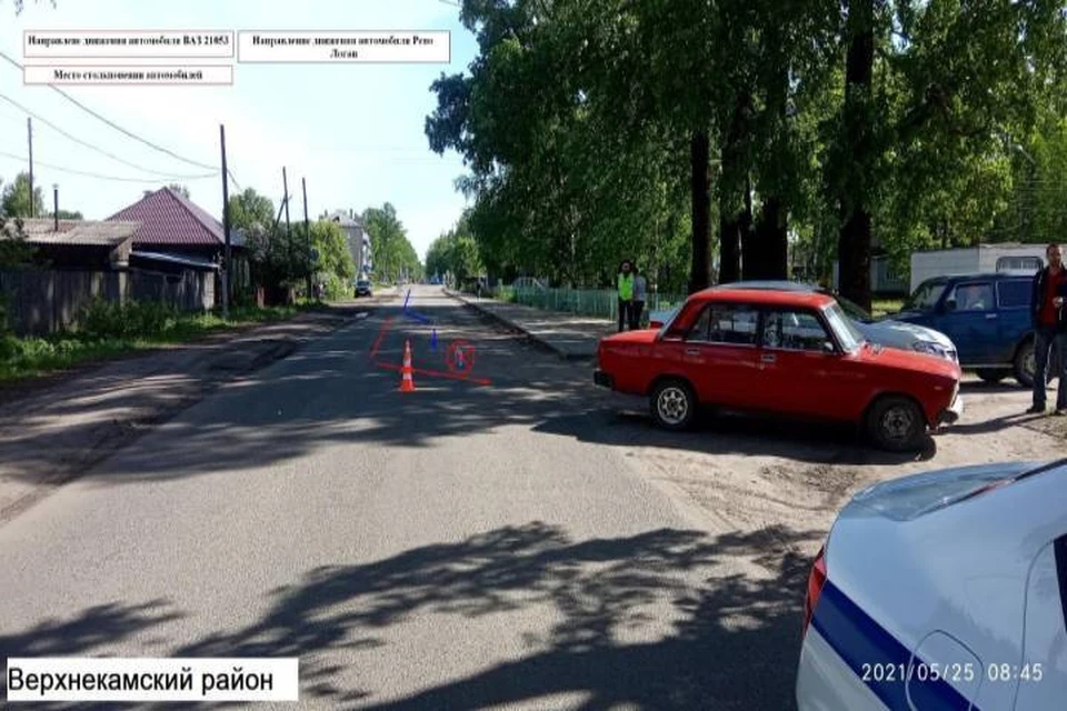 К счастью, травмы у девочки оказались несерьезными. Фото: vk.com/gibdd43