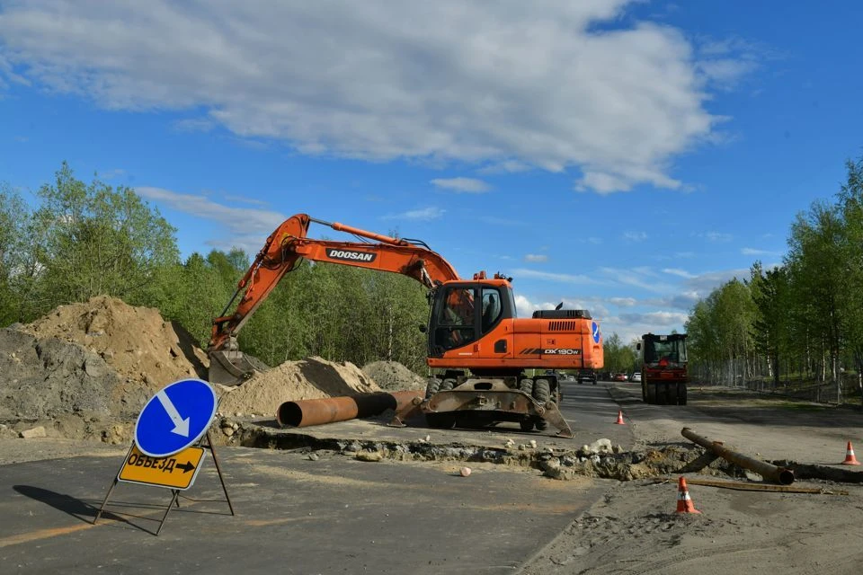 Проезд будет ограничен на 1540-ом километре автомобильной дороги Р-21 "Кола"