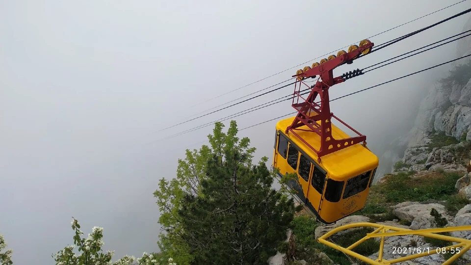 Ай Петри канатная дорога видео