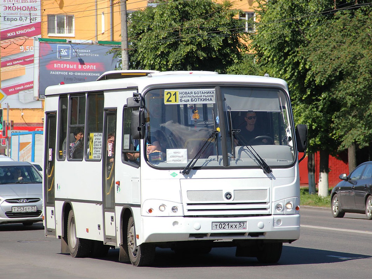 В Орле на маршрут №21 до Новой Ботаники добавят автобусов - KP.RU