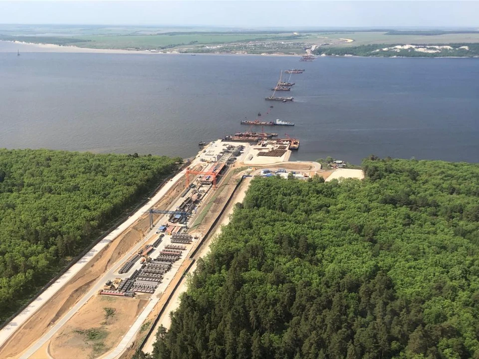 В Самарской области строят мост через Волгу
