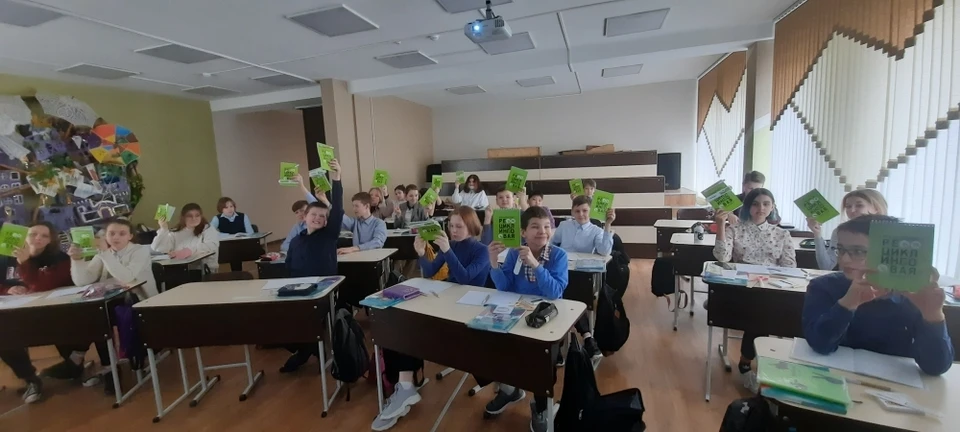 А мусор превратим во вторсырьё! «Красноярская рециклинговая компания» продолжает цикл экологических уроков!. фото: КРК