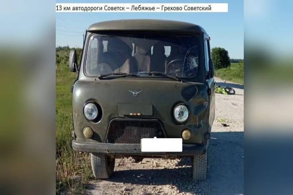 Мотоциклист погиб на месте после столкновения с встречным автомобилем «УАЗ». Фото: vk.com/gibdd43