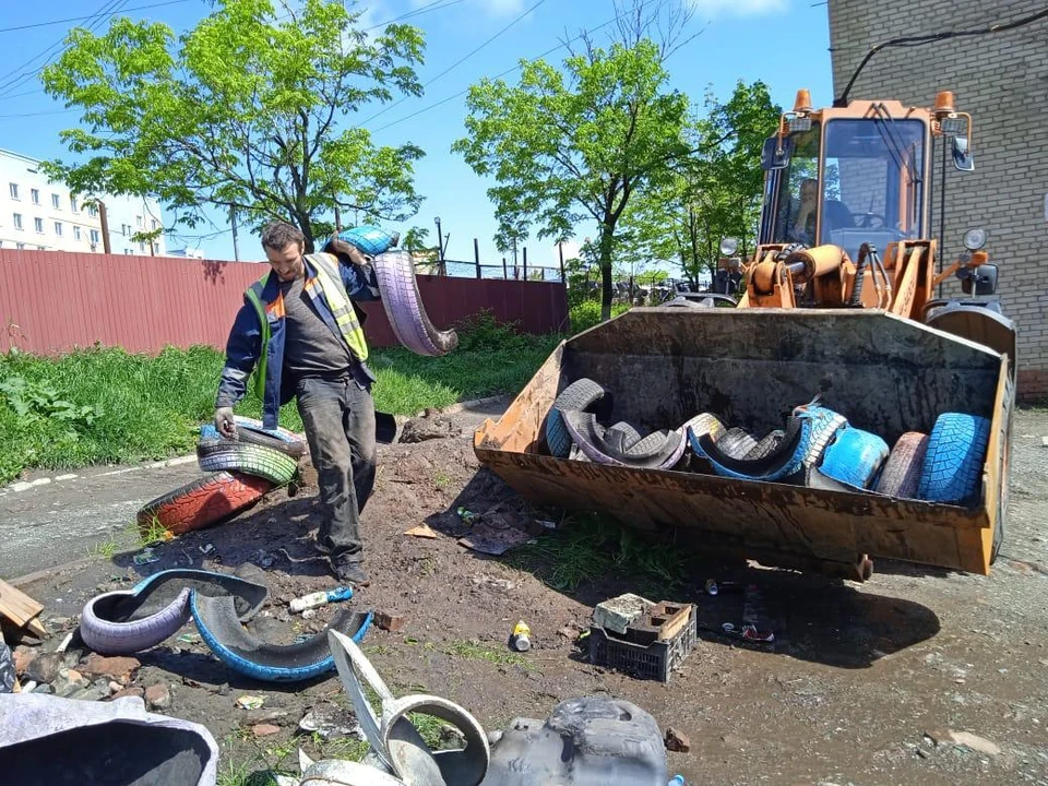 В 2021 году на утилизацию передано уже более 22 000 шин. Фото: МБУ «Содержание городских территорий»
