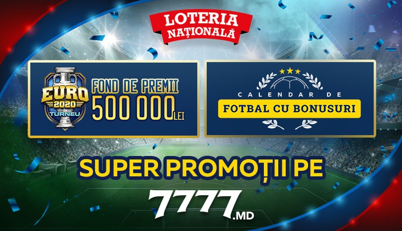 Турнир для знатоков EURO 2020 на 7777.md пройдет тоже в рамках Чемпионата с 11 июня по 11 июля 2021 года.