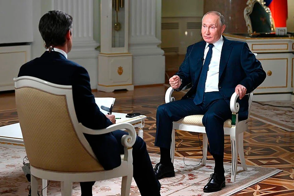 Владимир Путин дал интервью американскому каналу NBC.