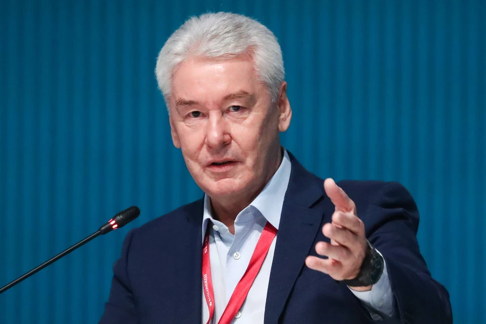 Мэр Москвы, член бюро высшего совета партии «Единая Россия» Сергей Собянин представил программу развития города. Фото: Александр Рюмин/ТАСС.