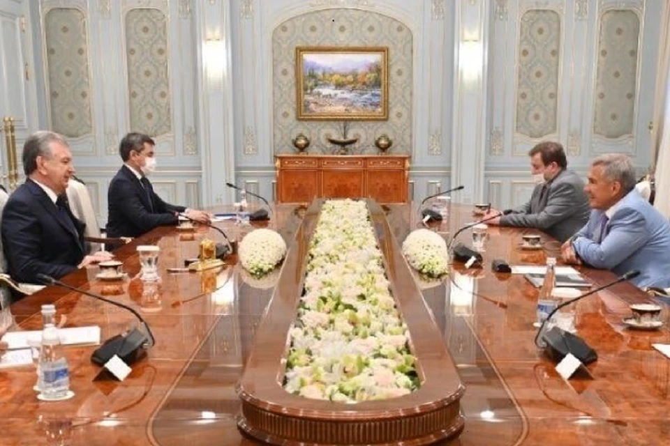 Президент Татарстана находится в Узбекистане с рабочим визитом. Фото: president.tatarstan.ru