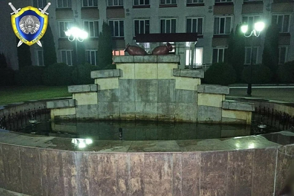 Сейчас этот фонтан в Докшицах отключен. Фото: Следственный комитет
