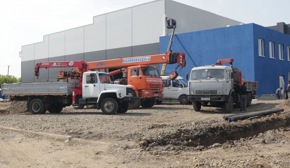 В Кемерове строительство нового ледового дворца подходит к завершению. Фото: Администрация города Кемерово.