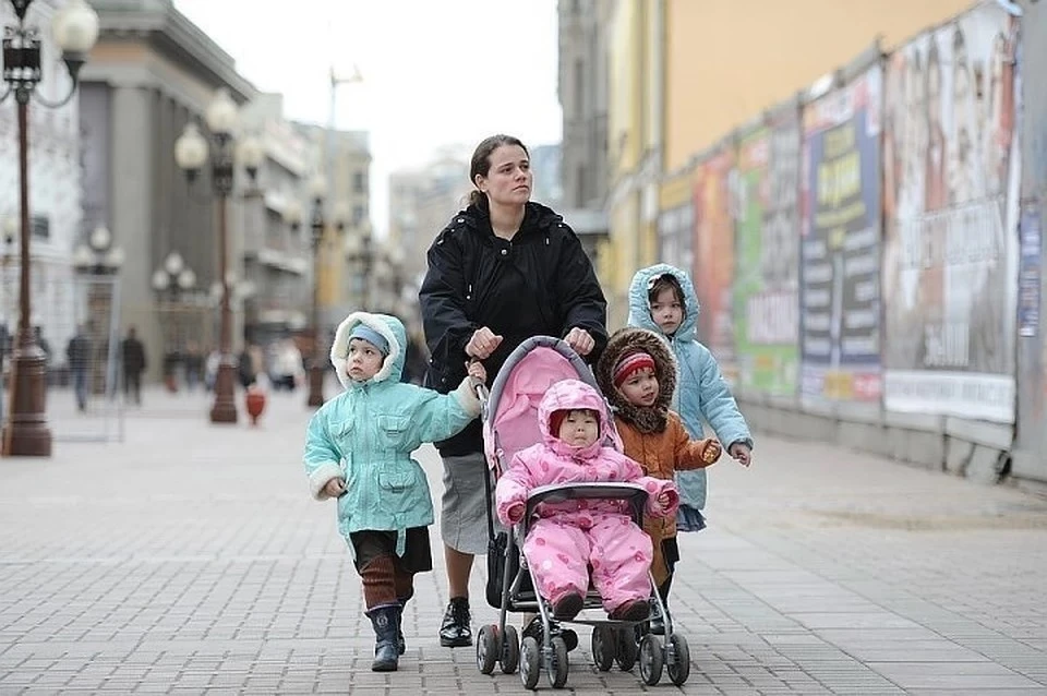 За 20 лет число многодетных семей в России сократилось вдвое
