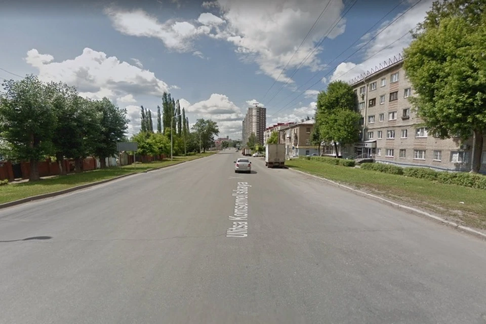Участок Комсомольской, которые планируется реконструировать // фото: google.maps