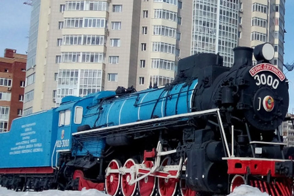 На почтовой марке напечатают легендарный паровоз. Фото: ЧС-Инфо