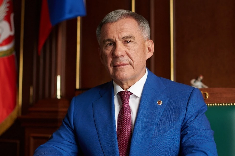 Глава республики сохранил свои позиции в июньском рейтинге. Фото: president.tatarstan.ru