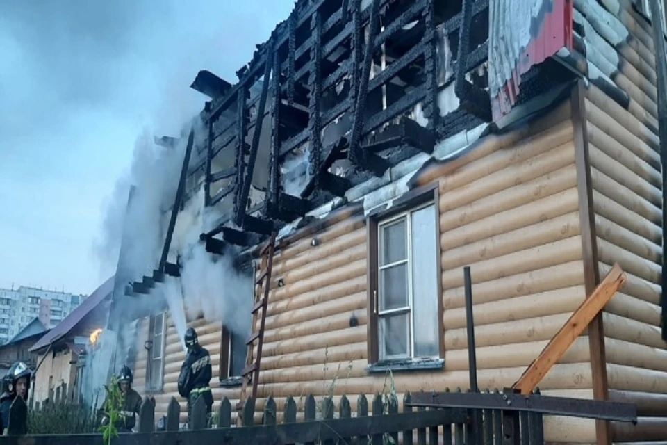 В Новосибирской области на пожарах за два дня погибли 3 человека. Фото: ГУ МЧС по НСО.