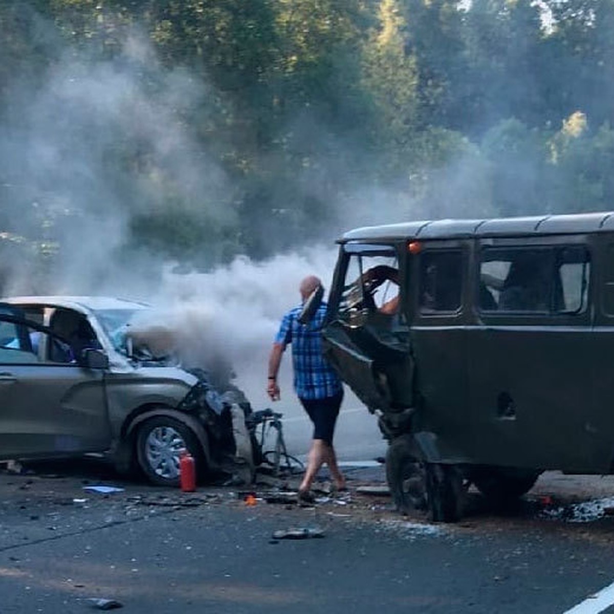 Пятеро пострадавших и один погибший в ДТП 