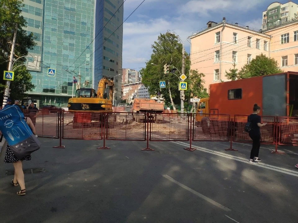 На Волжском проспекте перекрыто движение