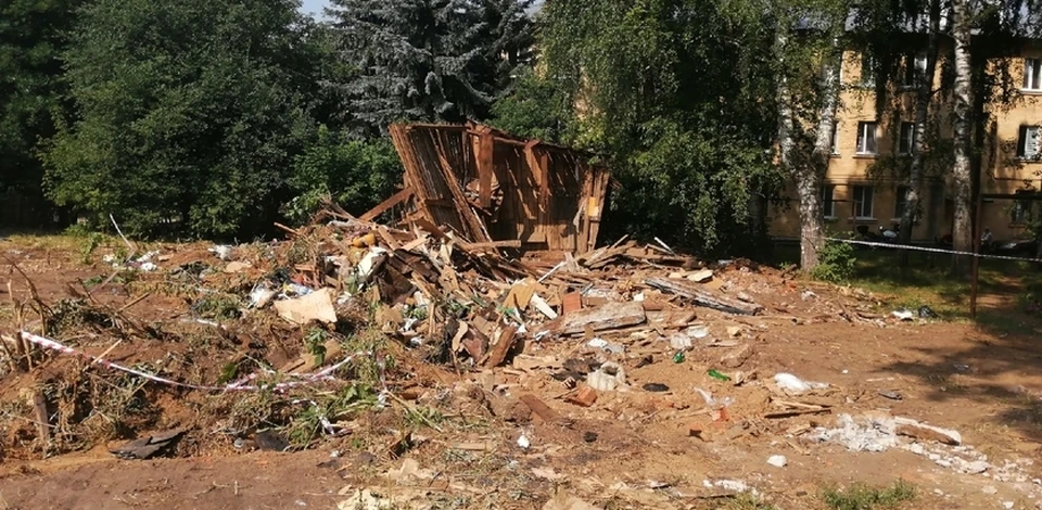 Аварийные сараи демонтируют в Приокском районе Нижнего Новгорода