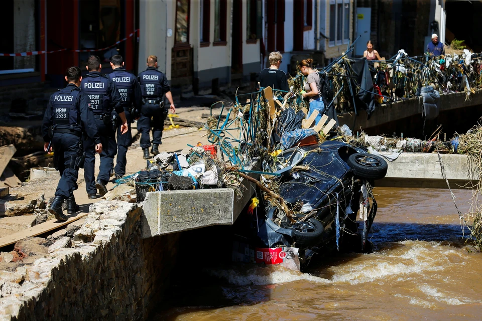 В Германии число жертв наводнений выросло до 164 человек